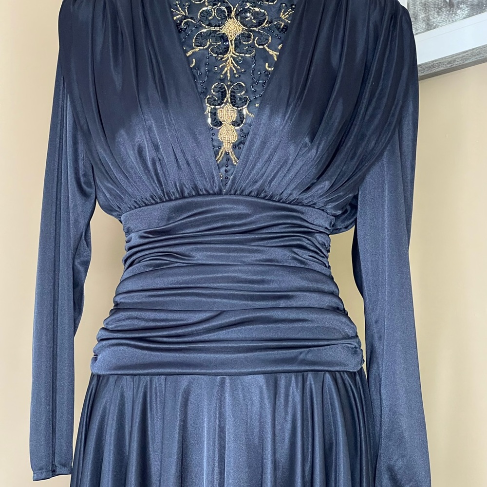 Vintage 80’s Abby Kent Beaded Cocktail Dress: sz. 6 Dynasty Designing Women - Picture 4 of 11